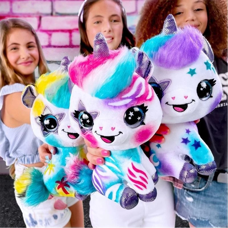 Canal Toys Airbrush Plush Unicorn - Mainan Mewarnai Boneka