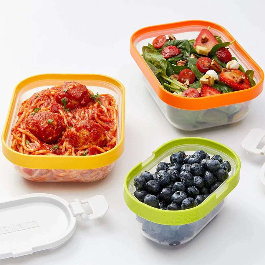 Zoku Neat Stack - Tempat Bekal, Tempat Makanan Sisa, Tempat Makanan Instant
