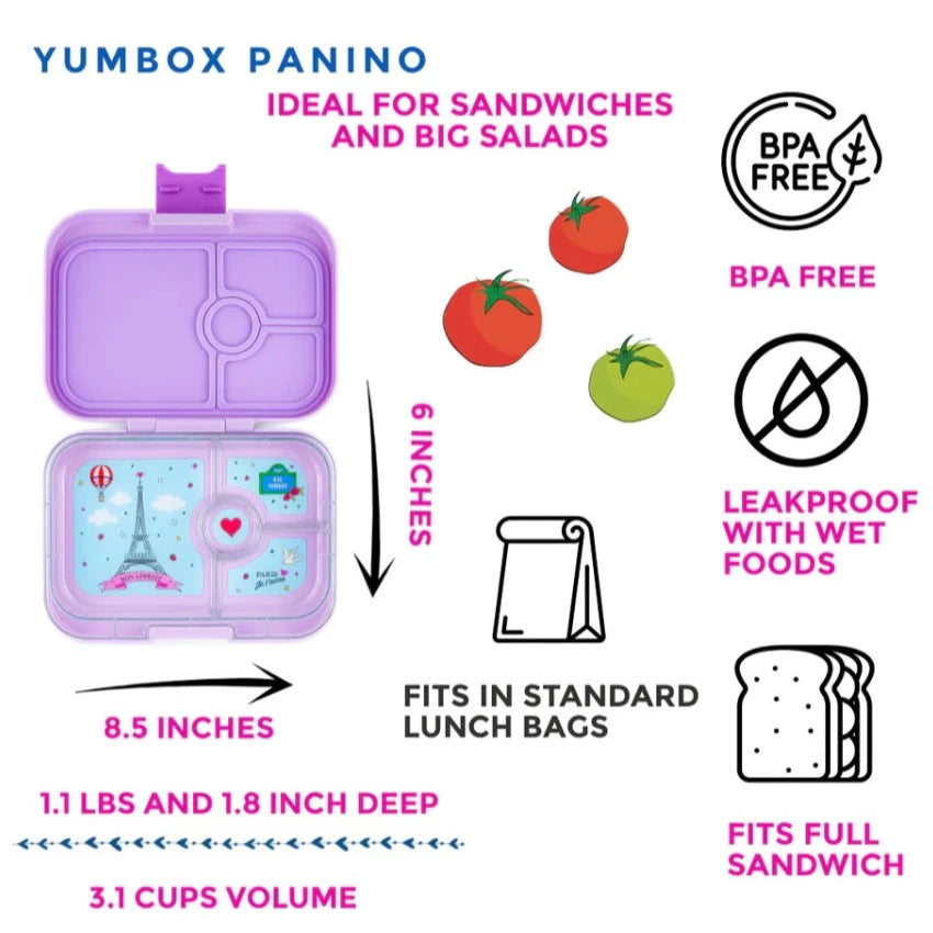 Yumbox Panino - Tempat Makan Anak Premium Anti Tumpah BPA Free