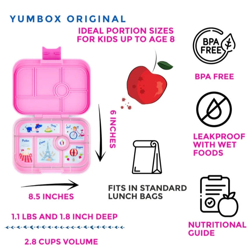 Yumbox Original - Tempat Makan Anak Stainless Premium Anti Tumpah BPA Free