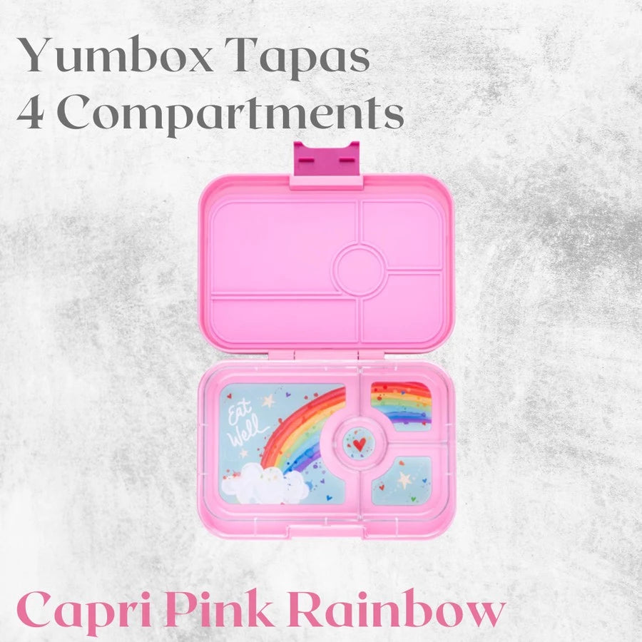 Yumbox Tapas 4C - Tempat Bekal Makan Anak Premium Anti Tumpah BPA FREE