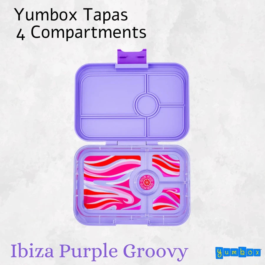 Yumbox Tapas 4C - Tempat Bekal Makan Anak Premium Anti Tumpah BPA FREE