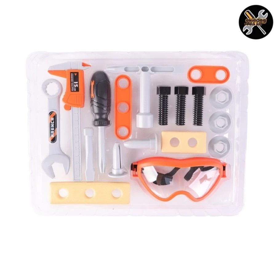 Okiedog Tool Set - Mainan Perkakas Anak Aman Plastik ABS