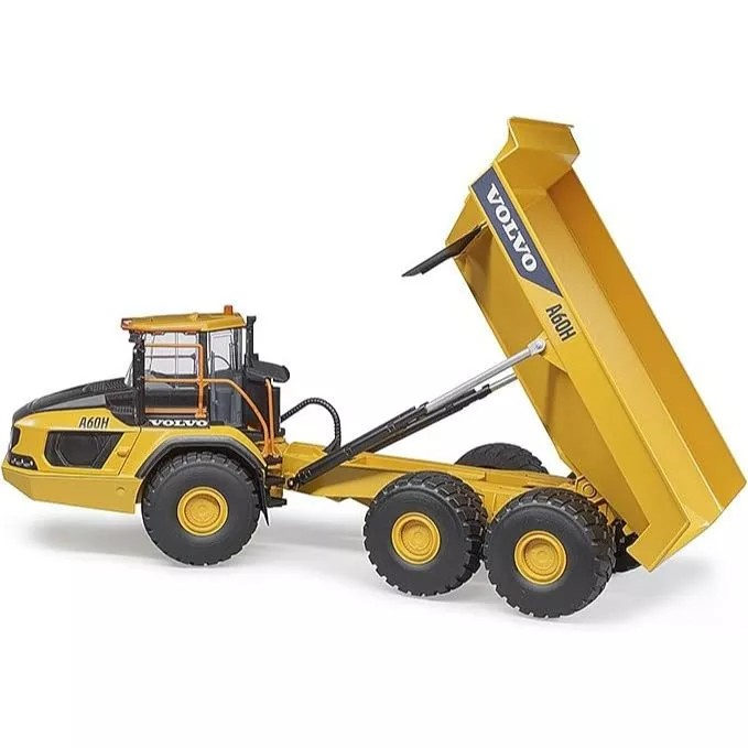 Bruder 2455 Truck Volvo Dumper A60H - Mainan Miniatur Truk Konstruksi