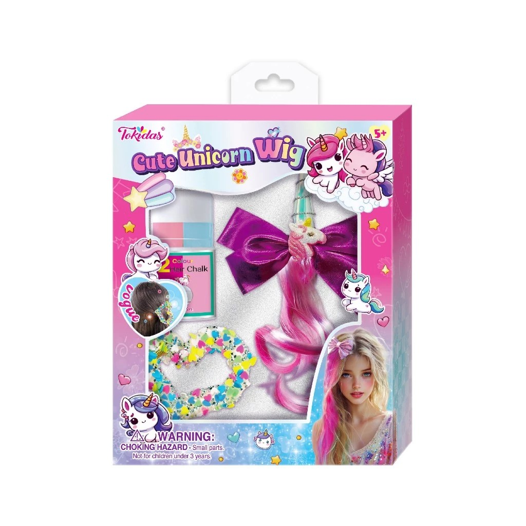 Tokidas Fashion Makeup Hair Collection - Mainan Makeup Rambut Wajah Untuk Anak Perempuan