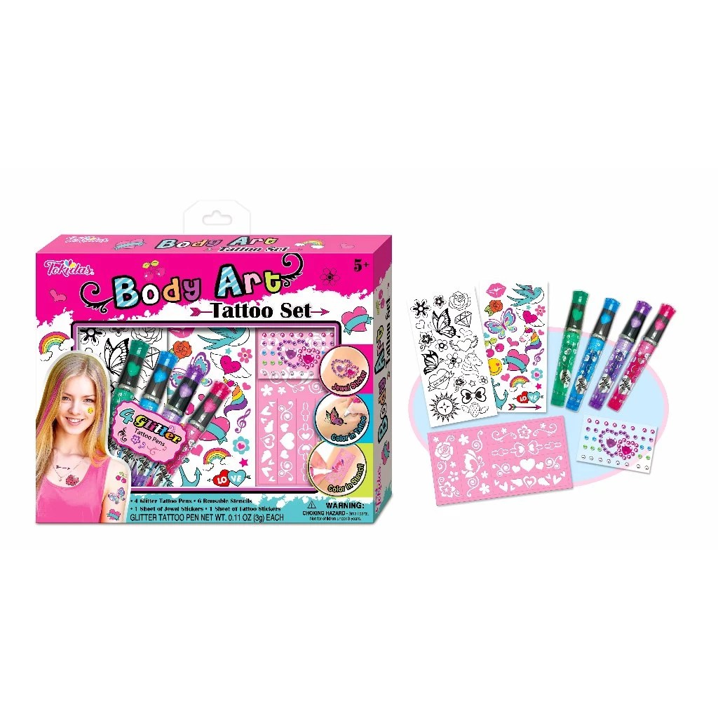 Tokidas Body Art Collection - Set Tato Mainan Aksesoris Anak