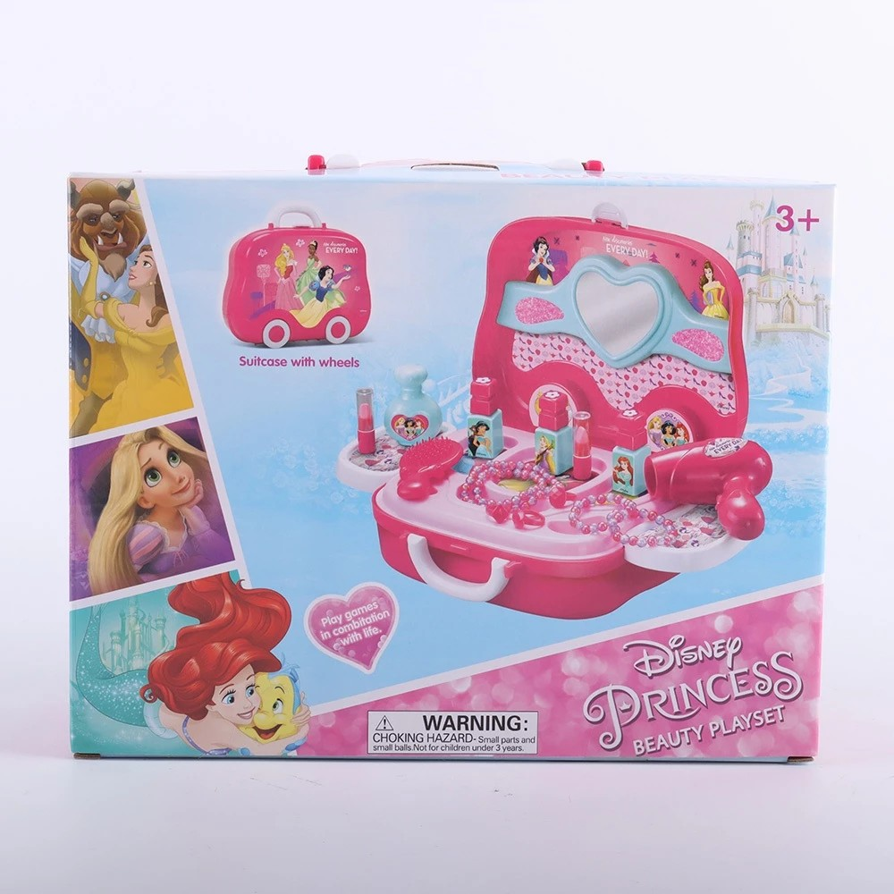 Okiedog Disney Make Up Toy Hand Carry Box - Mainan Tas Make Up Anak