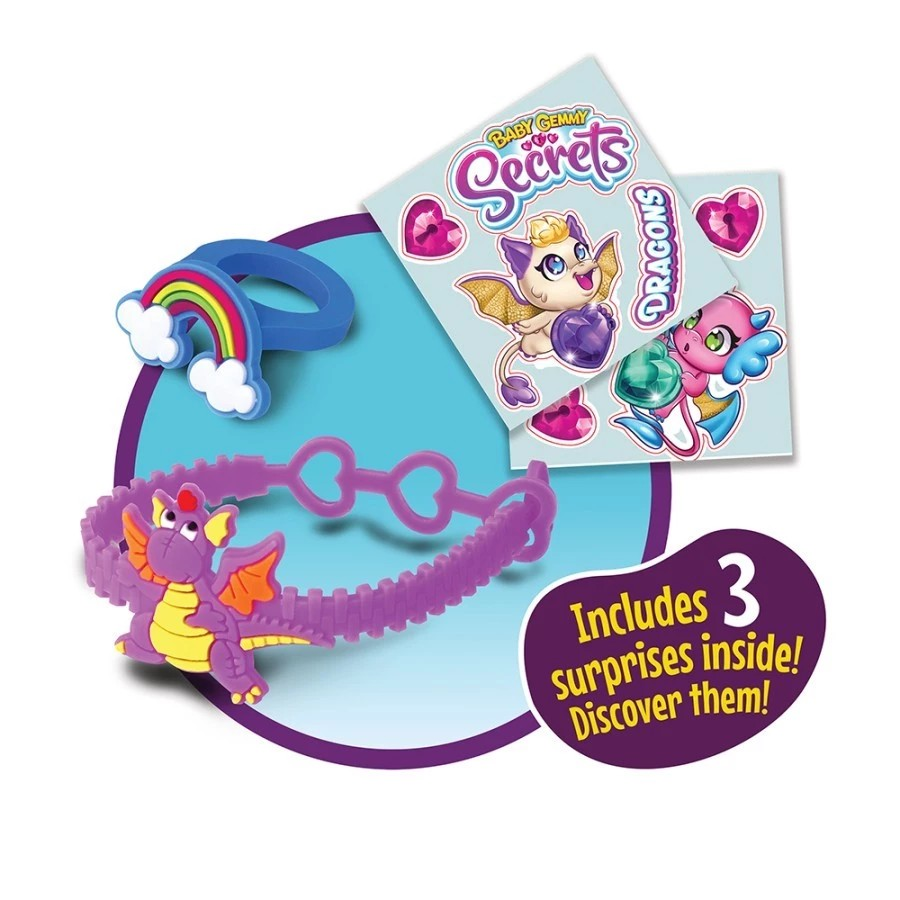 Crackin Eggs Baby Gemmy Secrets Dragon - Mainan Telur Boneka Original