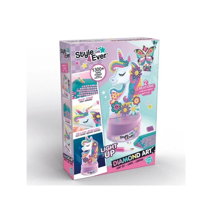 Canal Toys S4E Diamond Art Lamp Set - Mainan Lampu Tidur LED Anak
