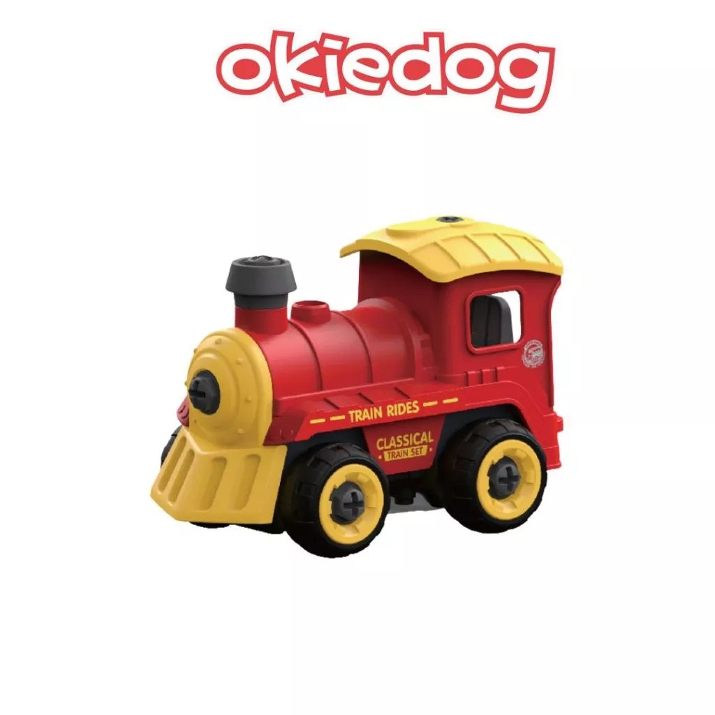 Okiedog DIY RC Train - Mainan Edukasi Anak Bongkar Pasang