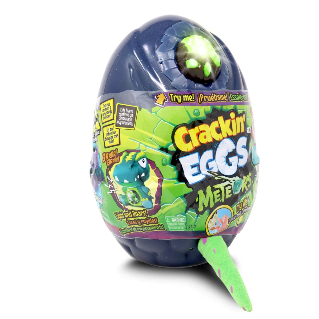 Crackin Eggs Meteor Dino - Mainan Telur Boneka Karakter Dinosaurus