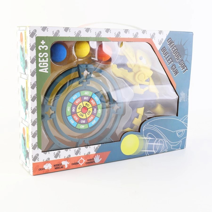 Okiedog Dino Soft Bullet Gun - Mainan Tembakan Anak Karakter Dinosaurus