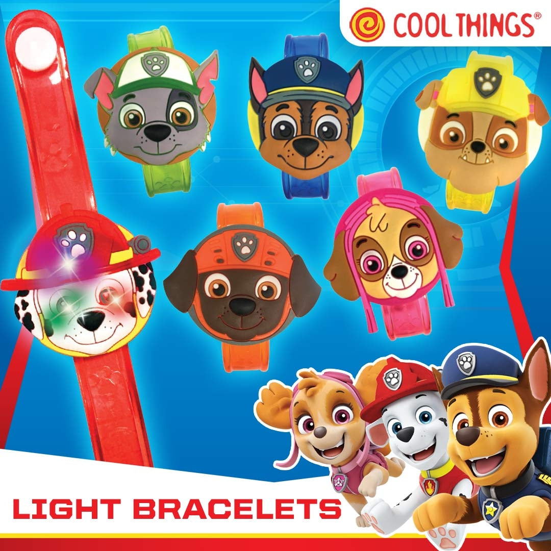 Paw Patrol, Hello Kitty & Friends LED Light Up Bands