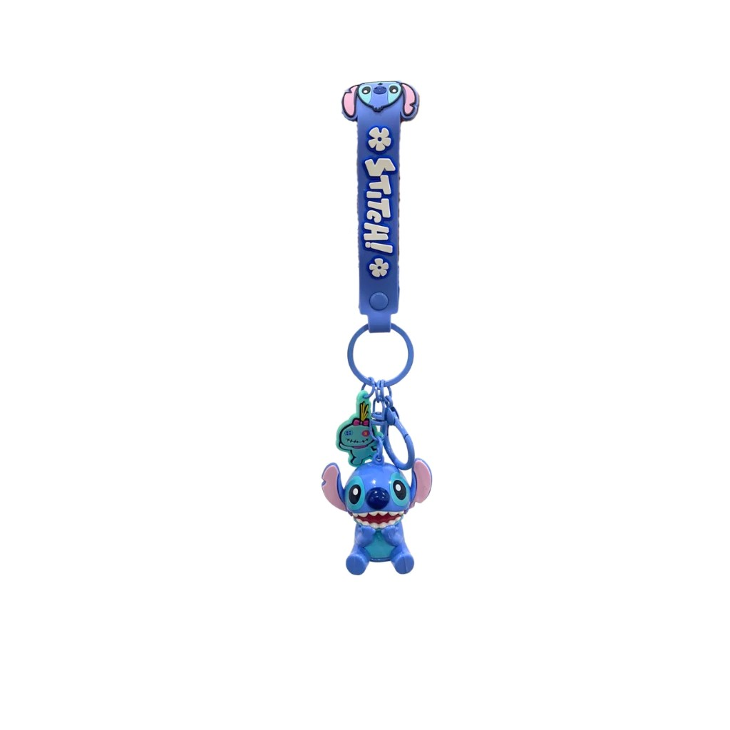 Mesuca Disney Key Chain Lotso, Winnie The Pooh, & Stitch - Gantungan Tas Premium