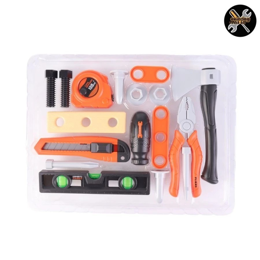 Okiedog Tool Set - Mainan Perkakas Anak Aman Plastik ABS