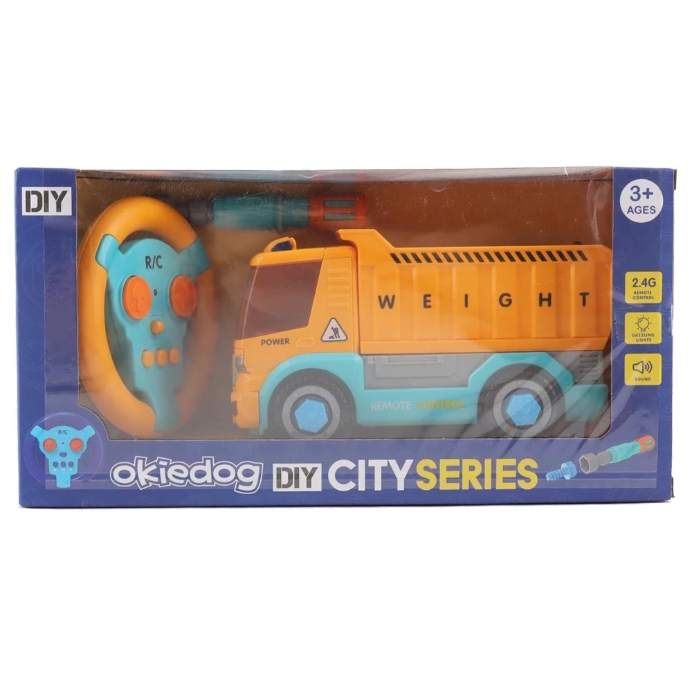 Okiedog DIY RC City Series - Mainan Edukasi Anak Bongkar Pasang