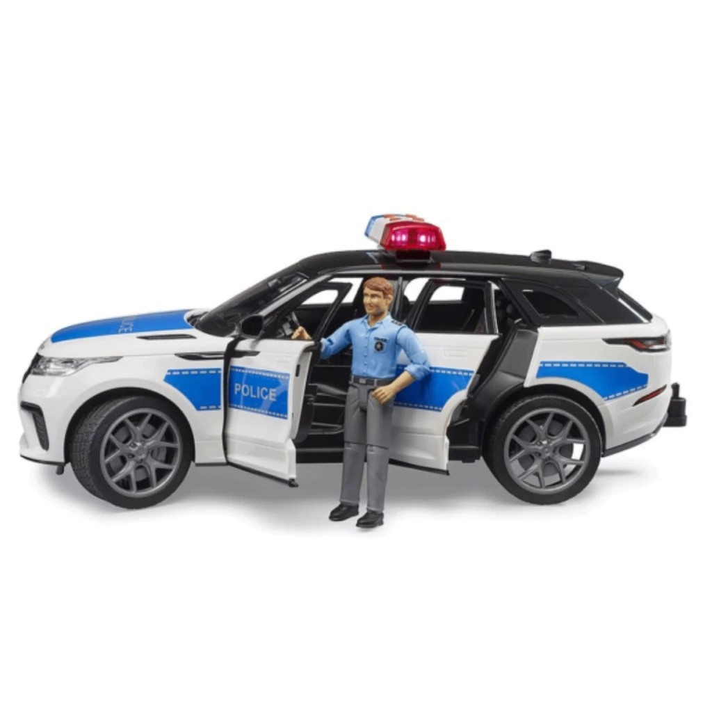 Bruder 2890 Range Rover Velar Police Vehicle with Officer - Mainan Miniatur Mobil Polisi