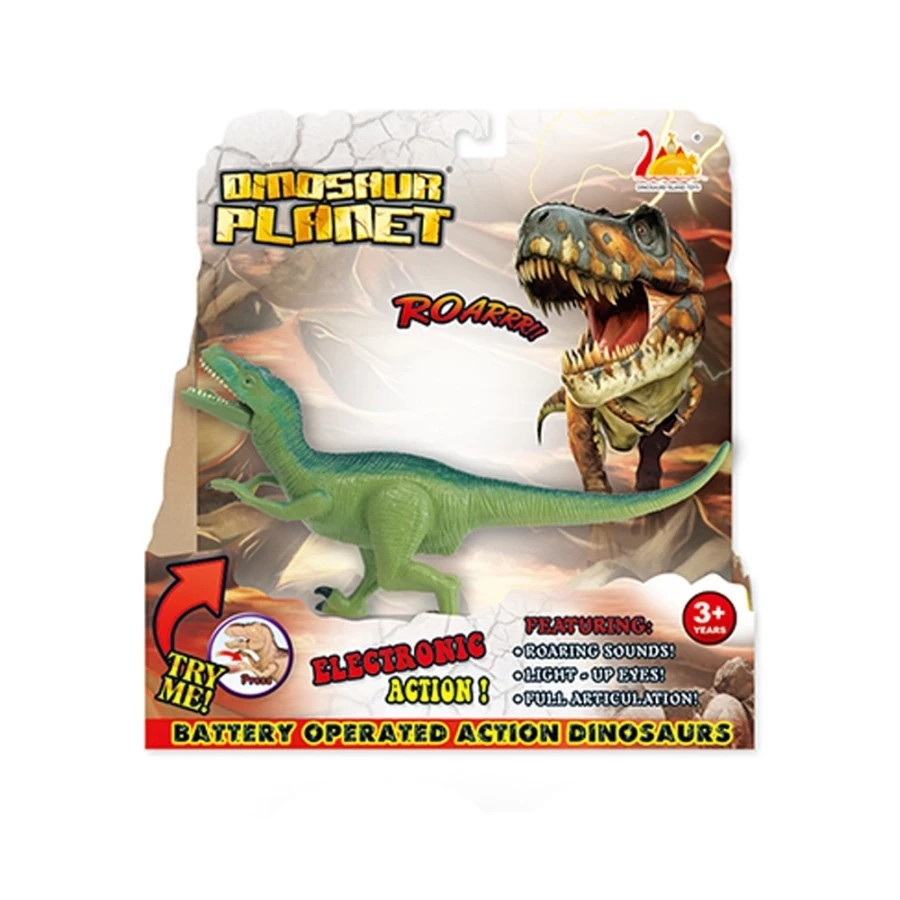 Dinosaur Planet Light & Sounds 20cm - Mainan Dinosaurus dengan Efek Lampu & Suara