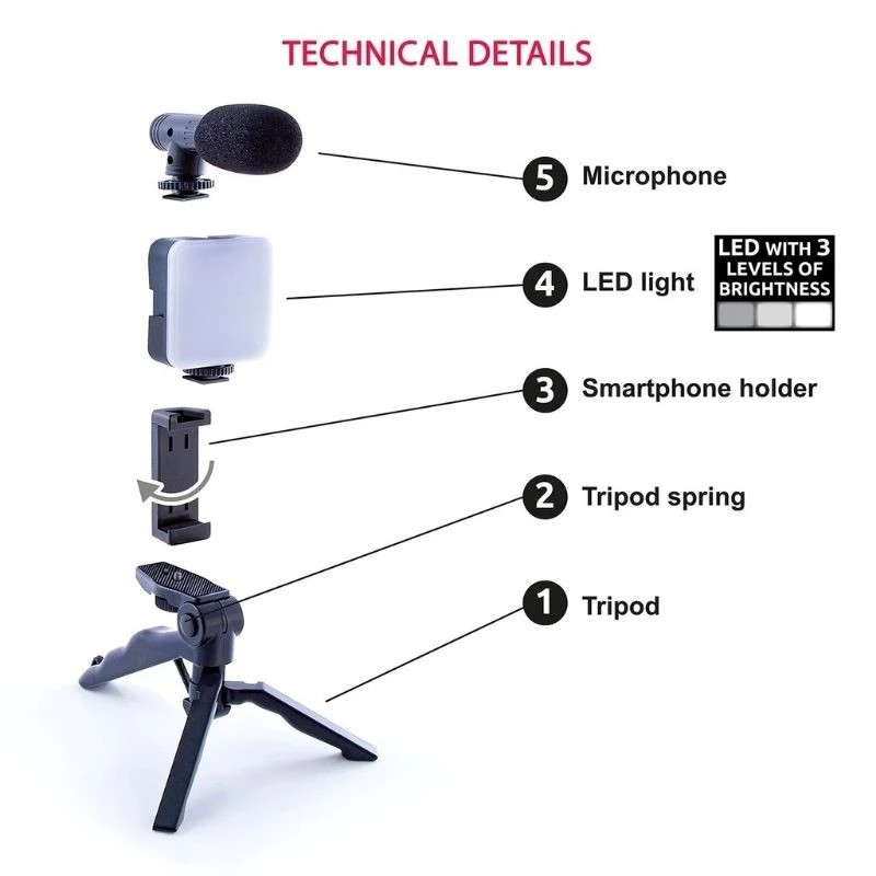 Canal Toys Studio Creator Vlogging Kit - Mainan Alat NgeVlog Anak