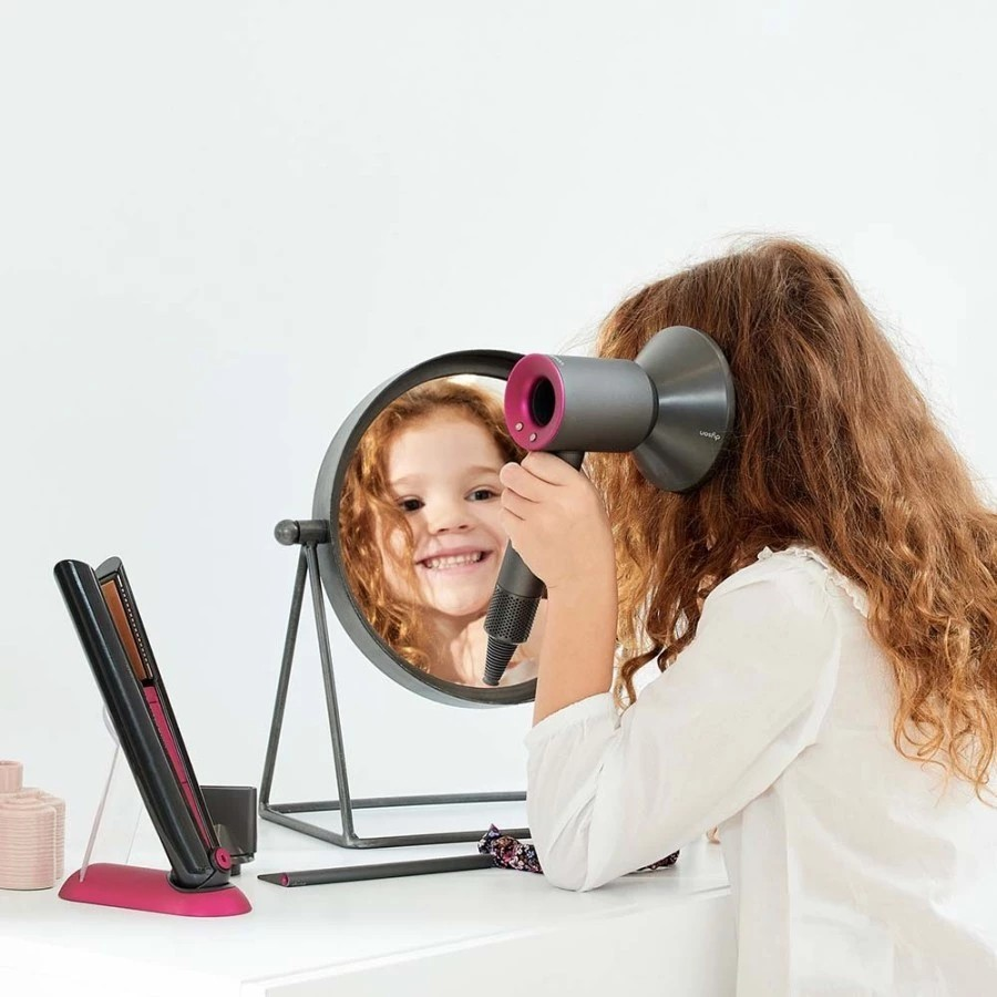 Dyson Supersonic & Corrale Deluxe Styling Set - Mainan Salon Hairdryer & Catok Anak Perempuan