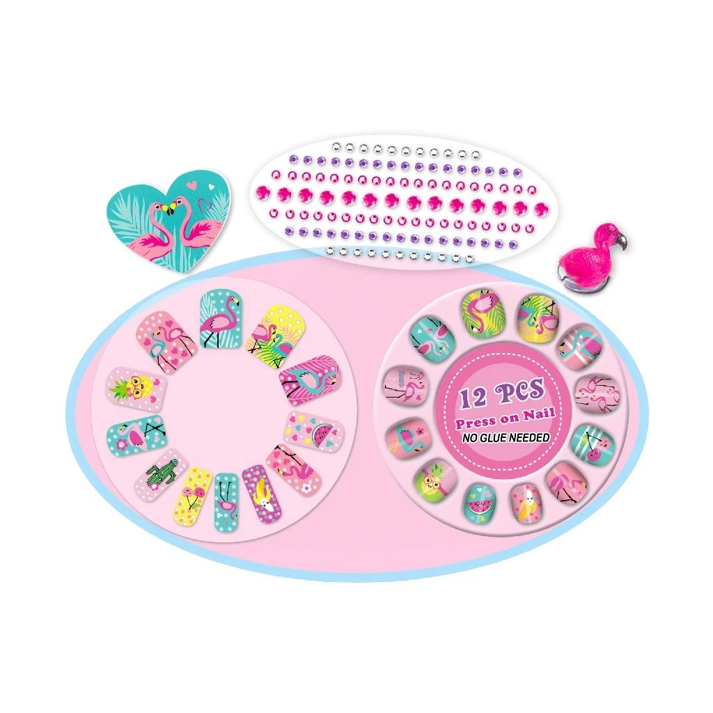 Tokidas Nail Art Collection - Mainan Aksesoris Kuku Palsu Anak