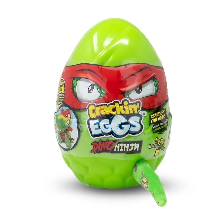 Crackin Eggs Dino T-Rex Ninja Asst 3 - Mainan Telur Boneka Karakter Dinosaurus