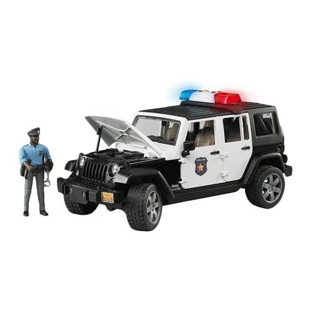 Bruder 2526 Jeep Wrangler Unlimited Rubicon Police Vehicle