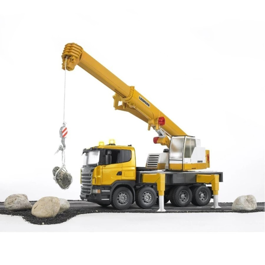 Bruder 3571 Scania Super 560R Liebherr Crane Truck with Light & Sound