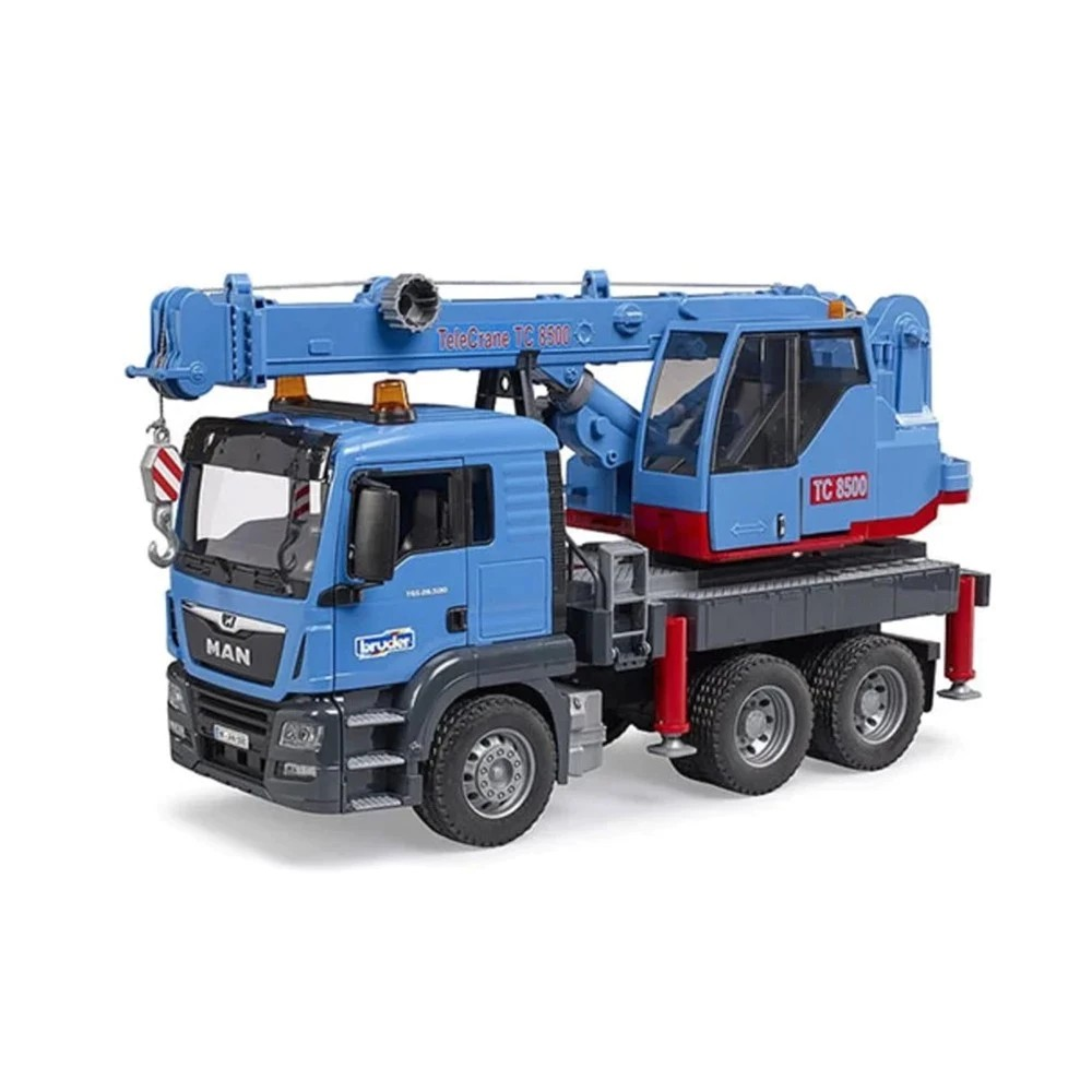 Bruder 3771 MAN TGS Crane Truck - Mainan Miniatur Truk Derek
