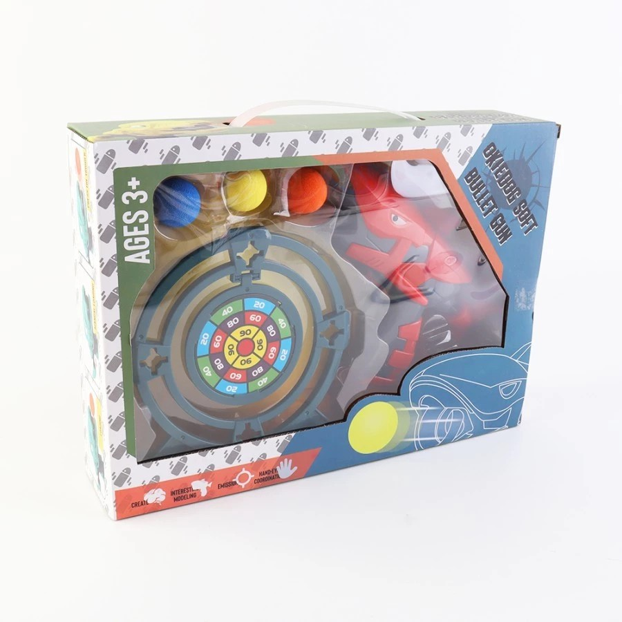 Okiedog Shark Soft Bullet Gun - Mainan Tembakan Anak Karakter Hiu