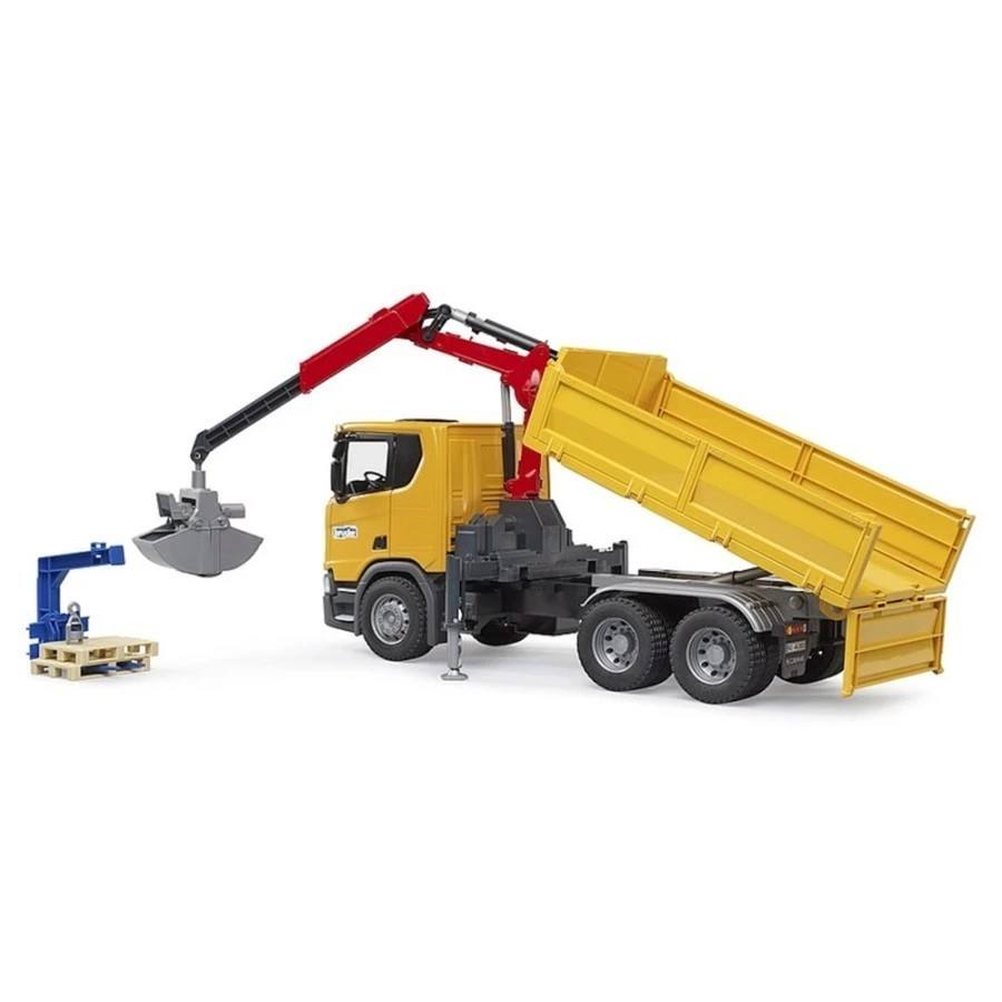 Bruder 3551 Scania Super 560R Cattle Transportation - Mainan Miniatur Truk Angkut Hewan
