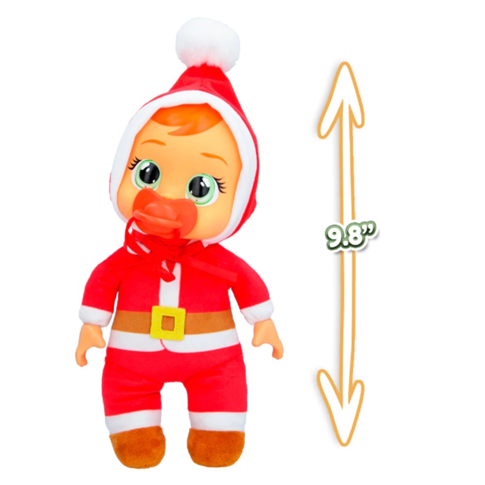 Cry Babies Tiny Cuddles Xmas - Mainan Boneka Bayi Karakter Natal Bisa Nangis