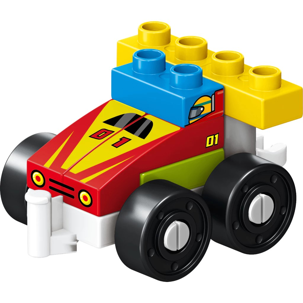 Okiedog Brix Garbage Truck Fast Racing 16pcs - Mainan DIY Balok Susun Puzzle