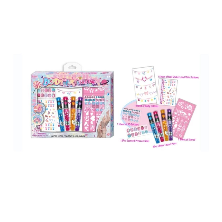 Tokidas Body Art Collection - Set Tato Mainan Aksesoris Anak