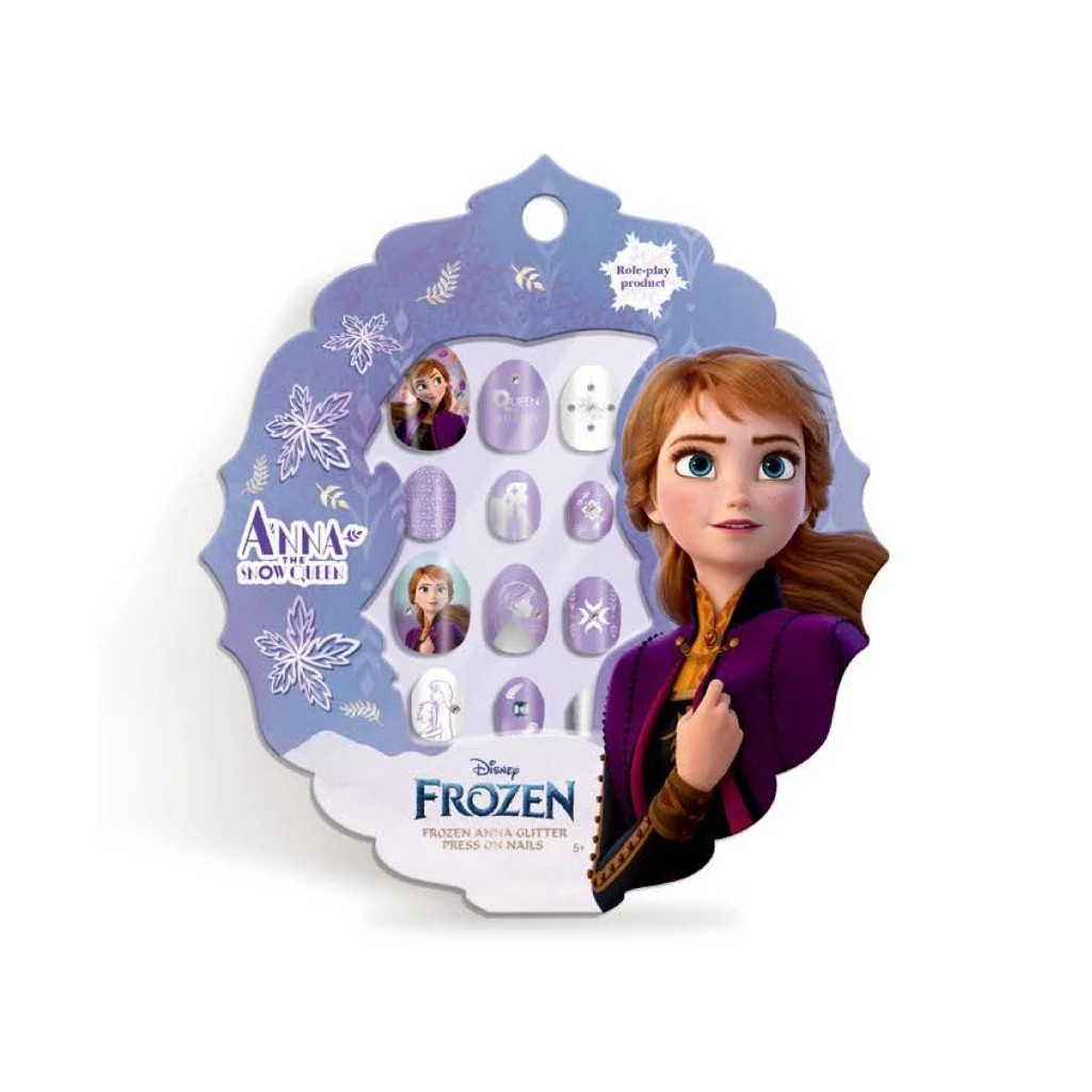 Frozen Series Self-Adhesive Nail Tips (6 Asst) - Stiker Kuku Tempel Anak /Fake Nail Art Anak