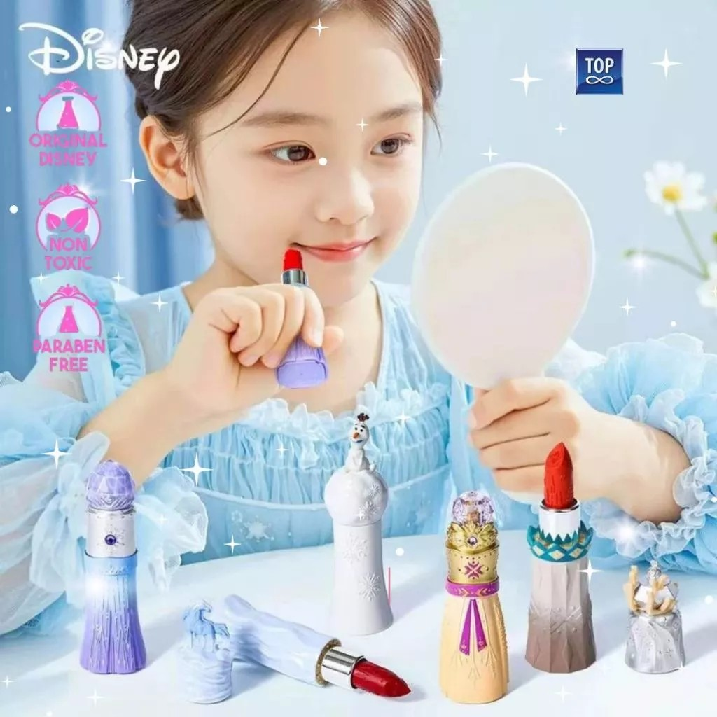 Disney Princess Fairytale Lipstick with Lip Balm - Lip Balm Lipstik Untuk Anak BPOM