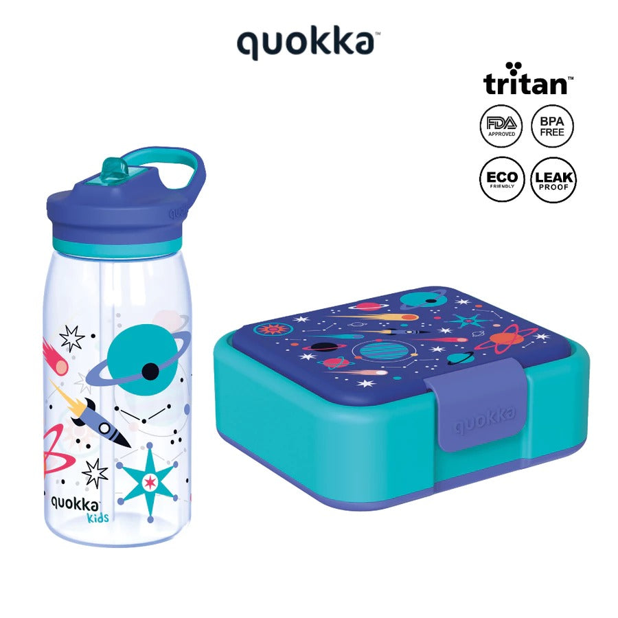 Bundling Set Quokka Sandwich Box & Quokka Ecozen Bottle Ice With Strap 430ml - Tempat Makan - Botol Minum Anak