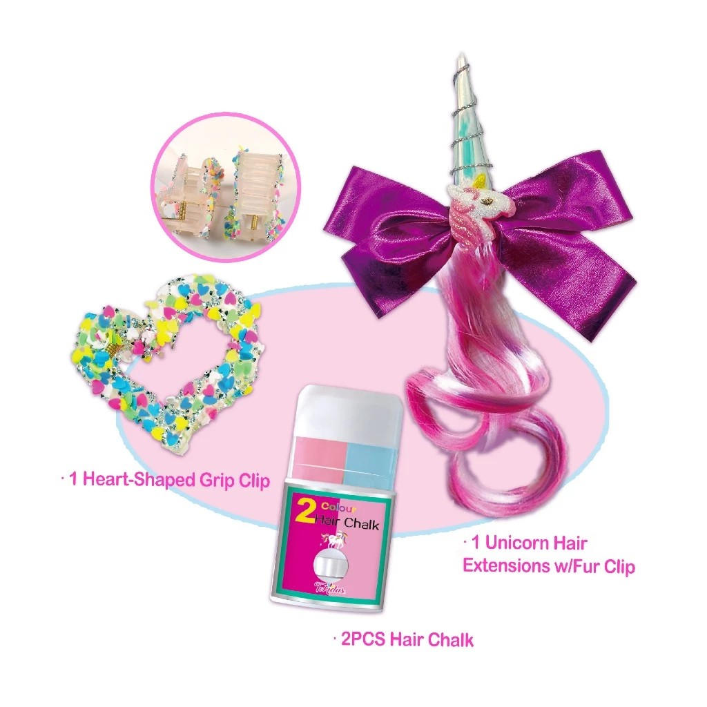 Tokidas Fashion Makeup Hair Collection - Mainan Makeup Rambut Wajah Untuk Anak Perempuan