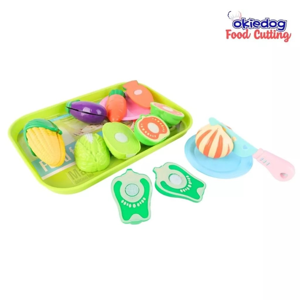 Okiedog Food Cutting - Mainan Buah & Sayur Potong Anak Perempuan