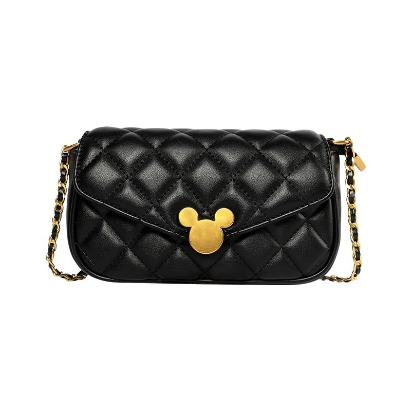 Mesuca Mickey Grid Chain Shoulder Bags - Tas Selempang Disney Premium