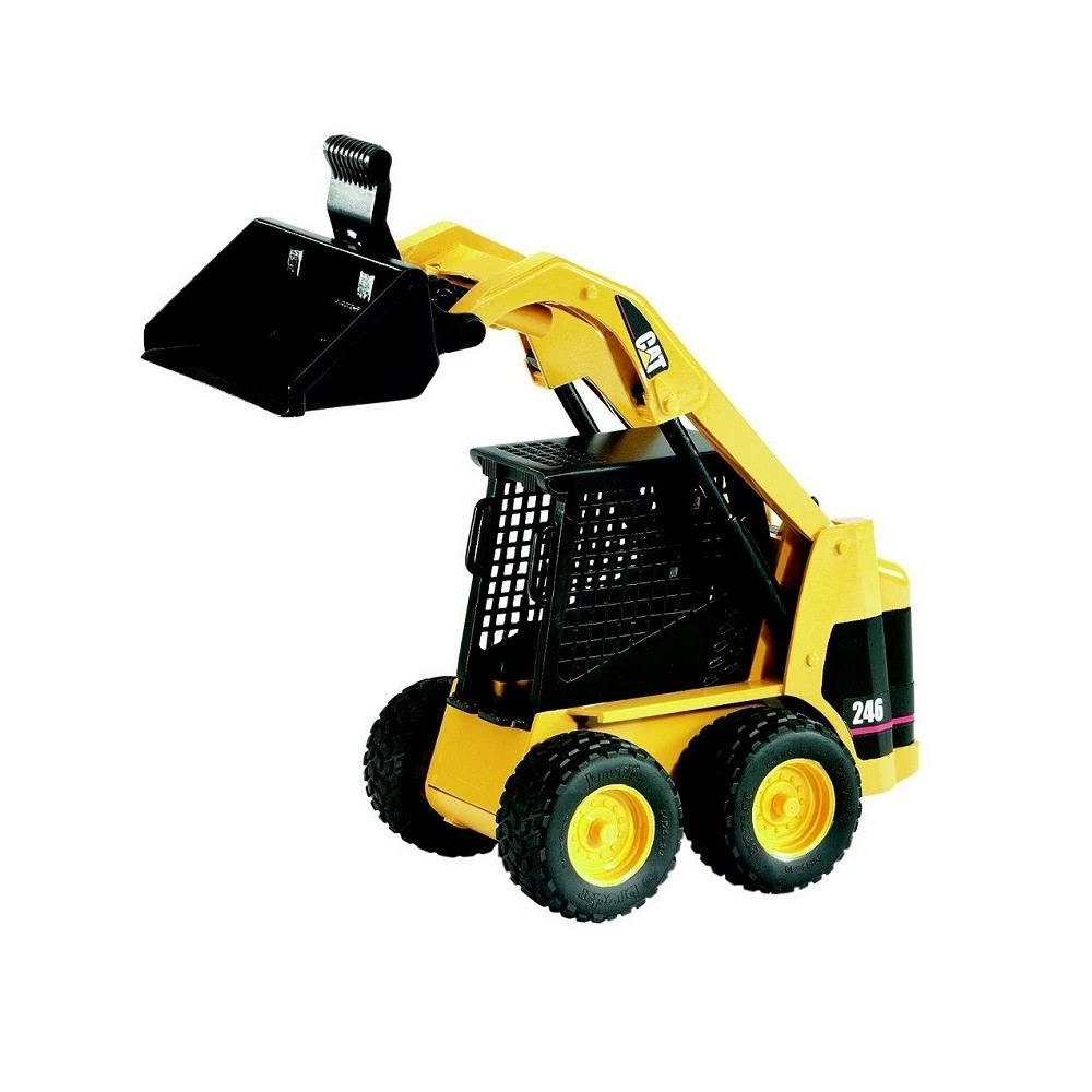 Bruder 2481 CAT Skid Steer Loader - Mainan Miniatur Truk Pengangkut