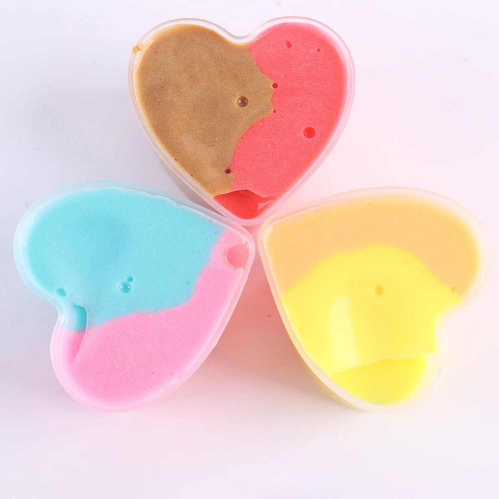Okiedog Slime Peach Heart Puff Crystal Mud - Mainan Edukasi & Sensorik Anak