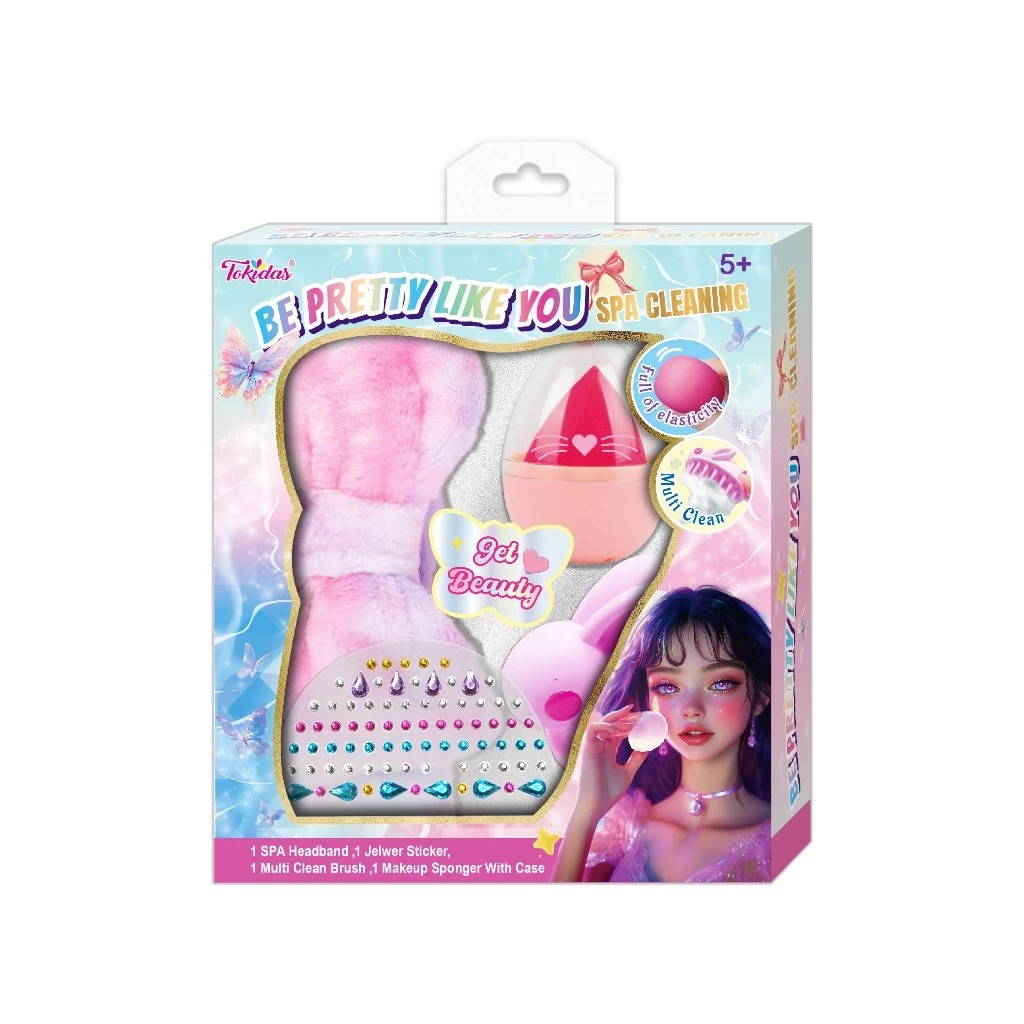 Tokidas Fashion Makeup Hair Collection - Mainan Makeup Rambut Wajah Untuk Anak Perempuan