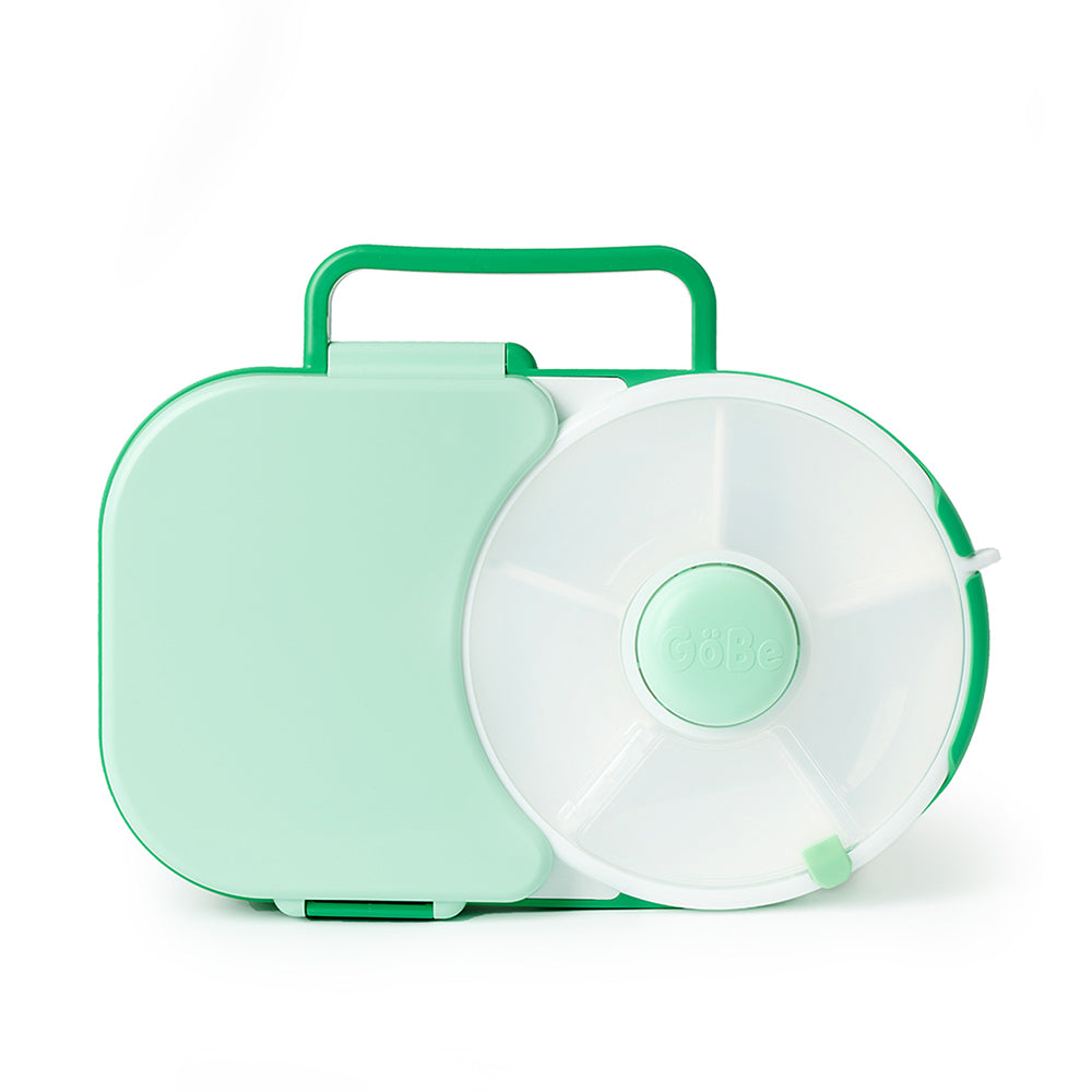 GoBe Kids Lunchbox with Original Snack Spinner - Kotak Bekal Putar - Kotak Camilan Anak - Tempat Camilan Anak Premium