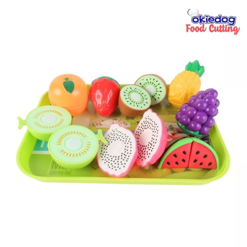 Okiedog Food Cutting - Mainan Buah & Sayur Potong Anak Perempuan