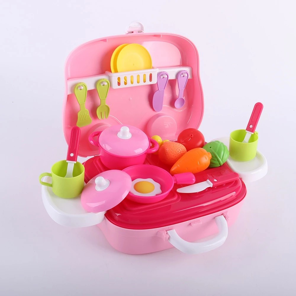 Okiedog Kitchen Toy Hand Carry Box - Mainan Tas Peralatan Dapur Anak