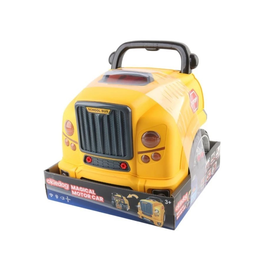 Okiedog Magical Motor Car - Mobil Mainan Bongkar Pasang