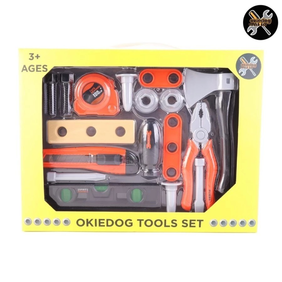 Okiedog Tool Set - Mainan Perkakas Anak Aman Plastik ABS