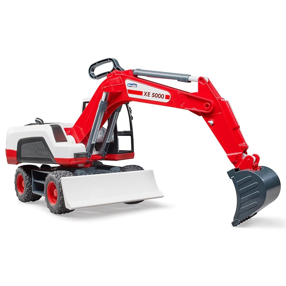 Bruder 3411 Truck Excavator - Mainan Miniatur Truk Konstruksi Alat Berat