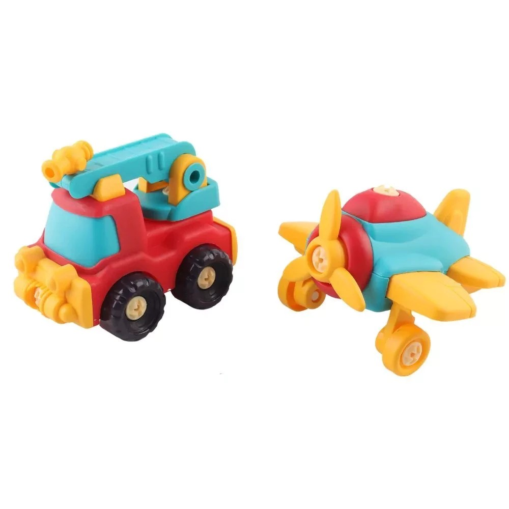 Okiedog DIY Transport Twin Pack - Mainan Edukasi Anak Bongkar Pasang